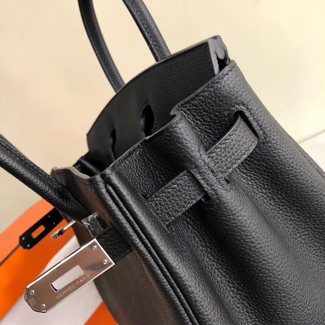 Hermes Birkin 35CM Togo Leather Handbag Black